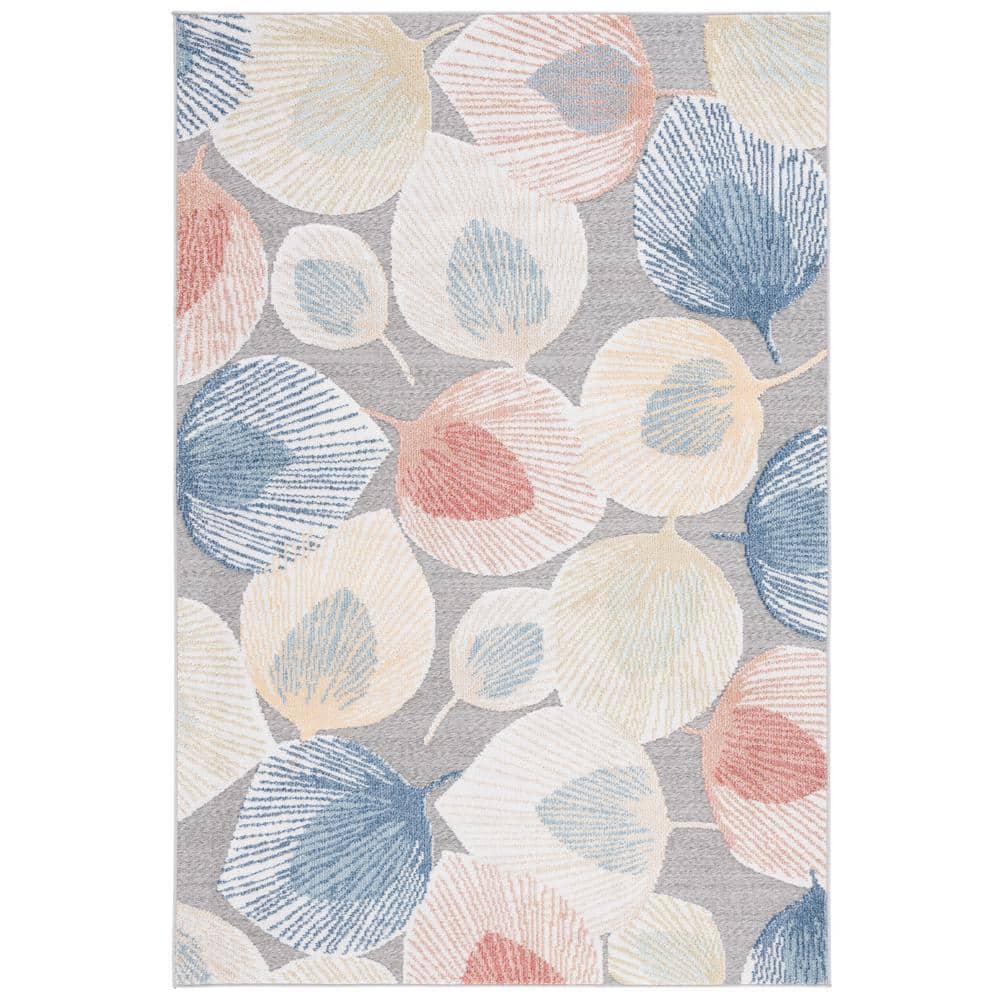 Sarasota SAR110 Power Loomed Area Rug - Beige/Grey - 8'x10' - Safavieh.