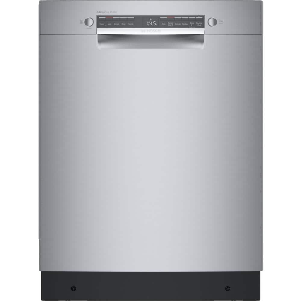 Bosch SGE53C55UC 300 Series 24" ADA Front Control Smart Built-In Dishwasher with Home Connect and 46 Dba