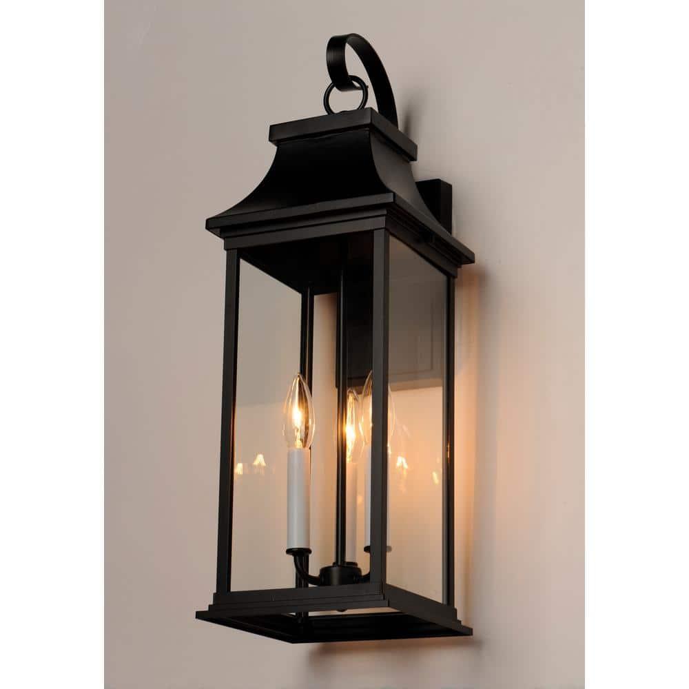 Maxim Lighting - Three Light Outdoor Wall Mount - Vicksburg - 3 Light Large