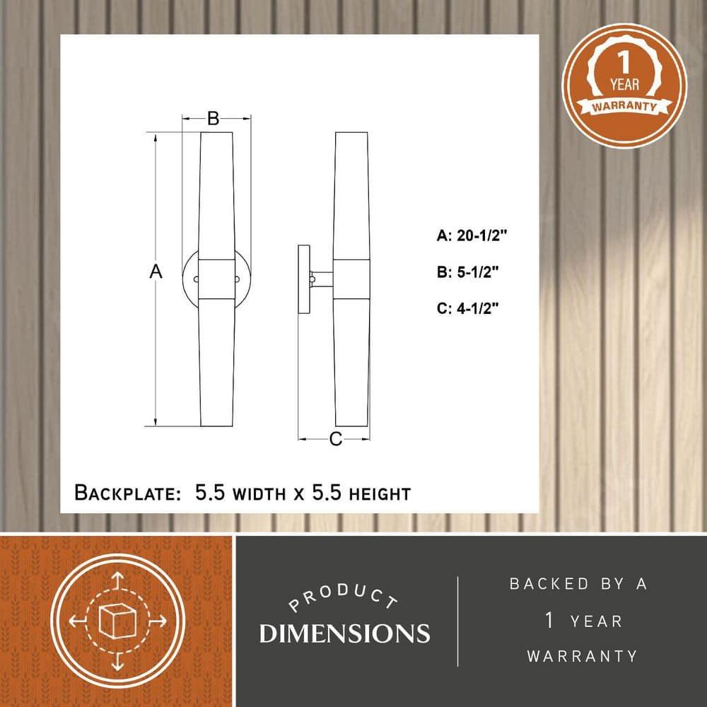 Vaxcel Elliot 2 - Light Dimmable Vanity Light