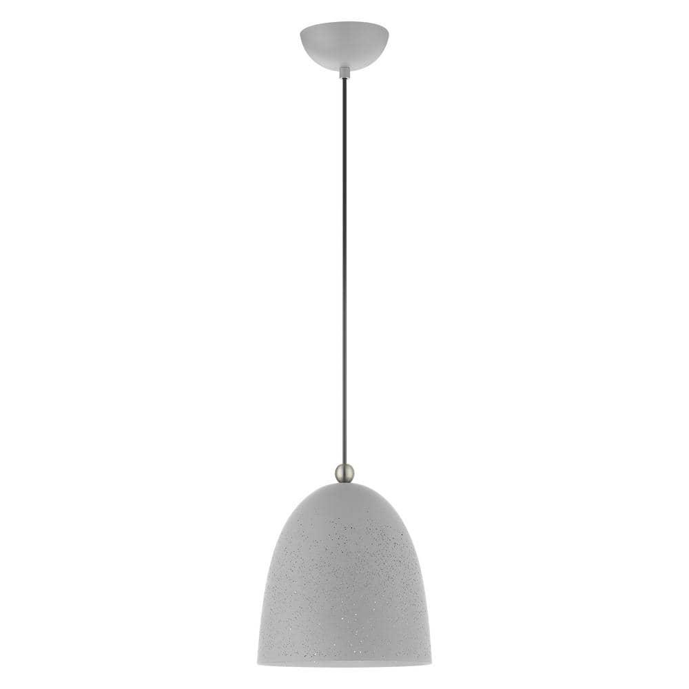 Livex Lighting Arlington 1 - Light Pendant in  Nordic Gray
