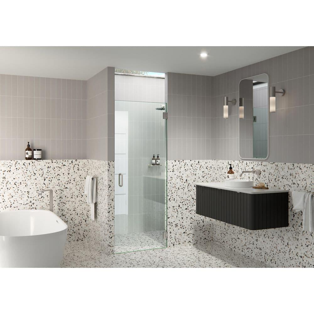 Albedo 28.25 in. x 78 in. Fully Frameless Hinge Shower Door