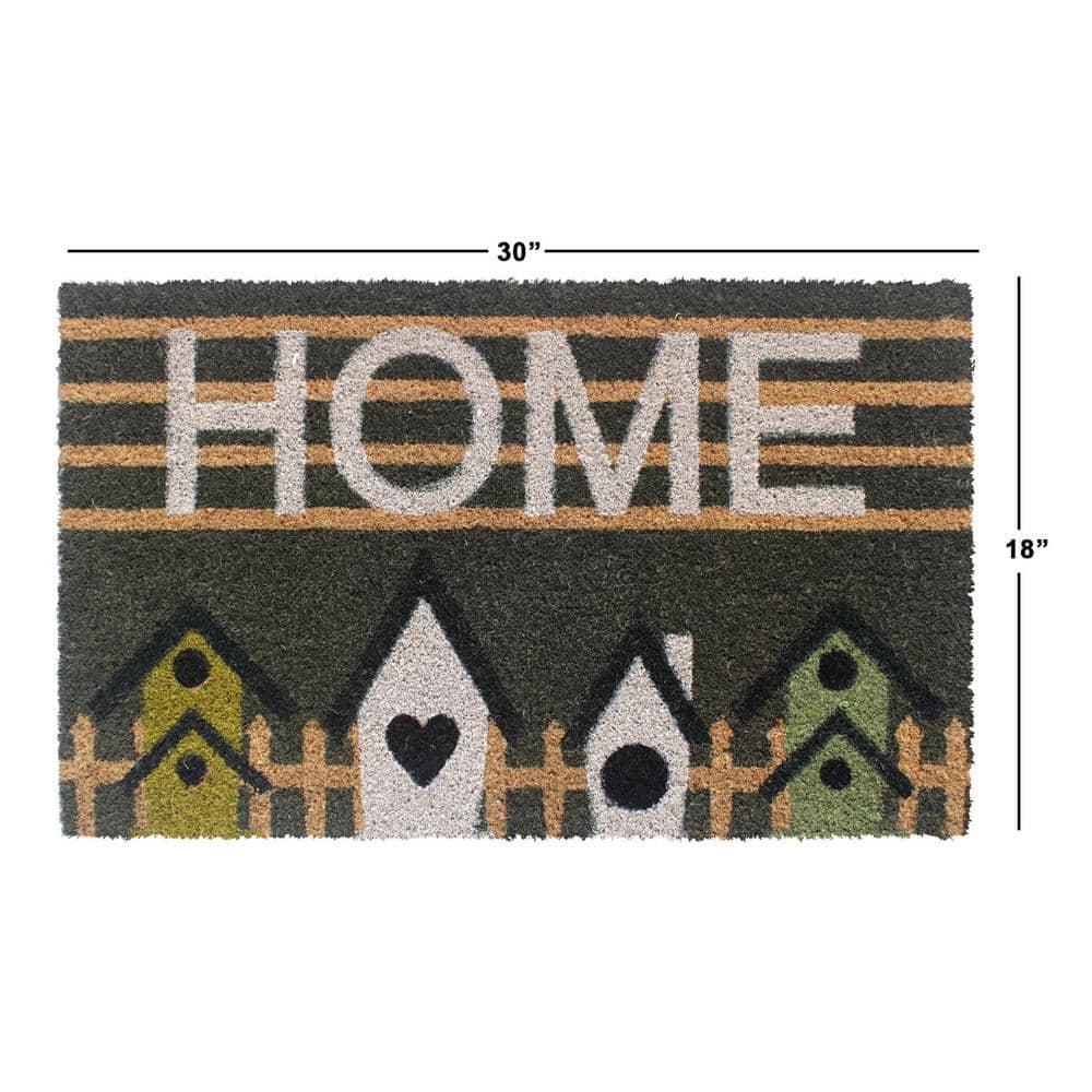 RugSmith Multi Machine Tufted Home Birdhouse Doormat