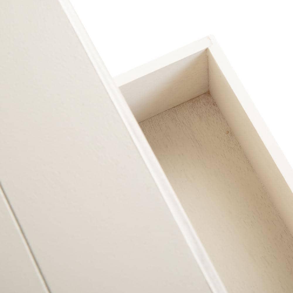 Primrose 3 Drawer Console Table - Distrssed White - Safavieh