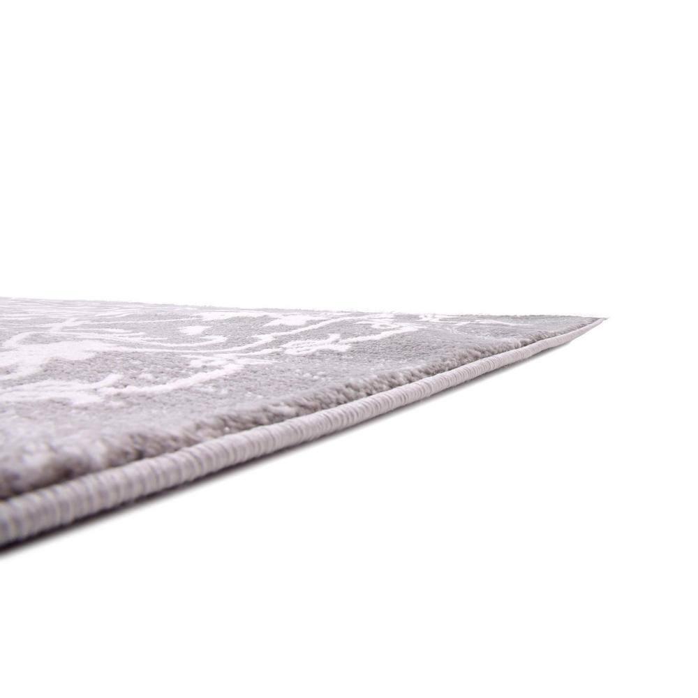 Unique Loom New Classical Collection Area Rug - Olympia (8'  Square Light Gray/Ivory)