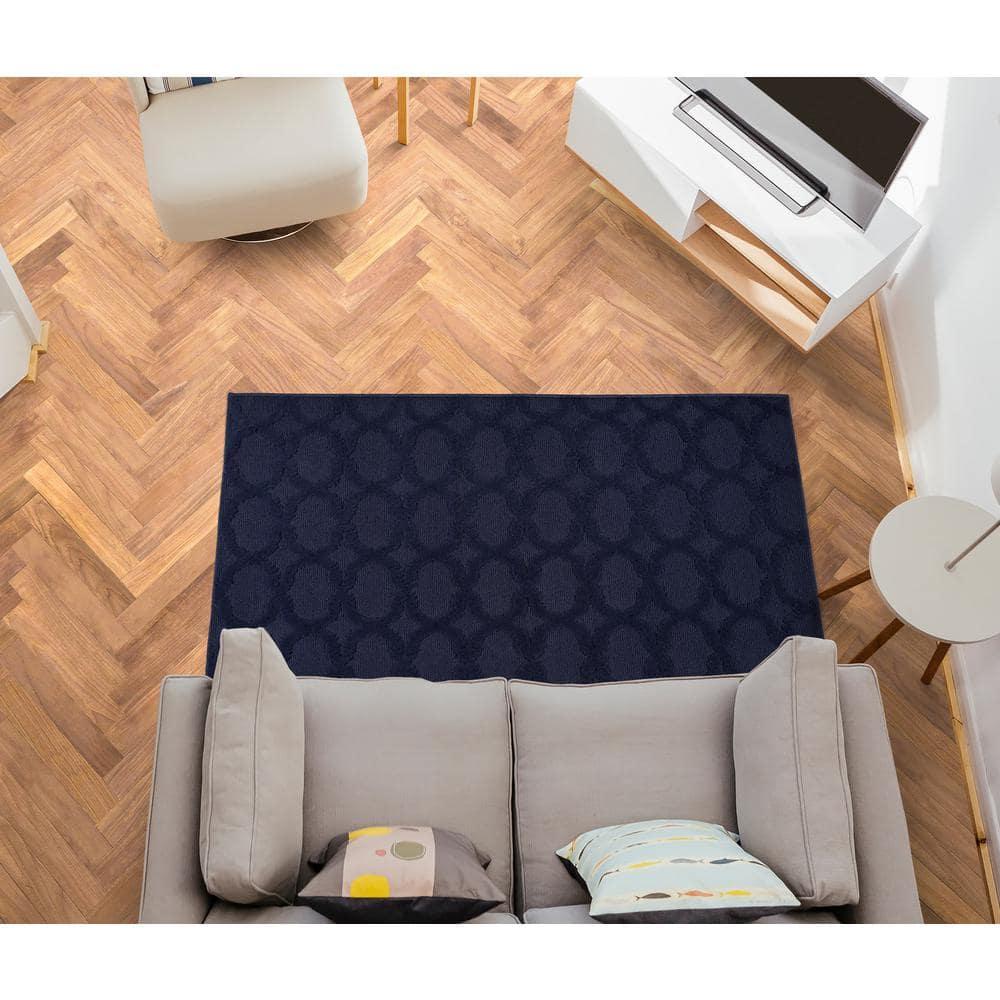 Garland Rug Sparta Navy Indoor Area Rug, 3' x 5'