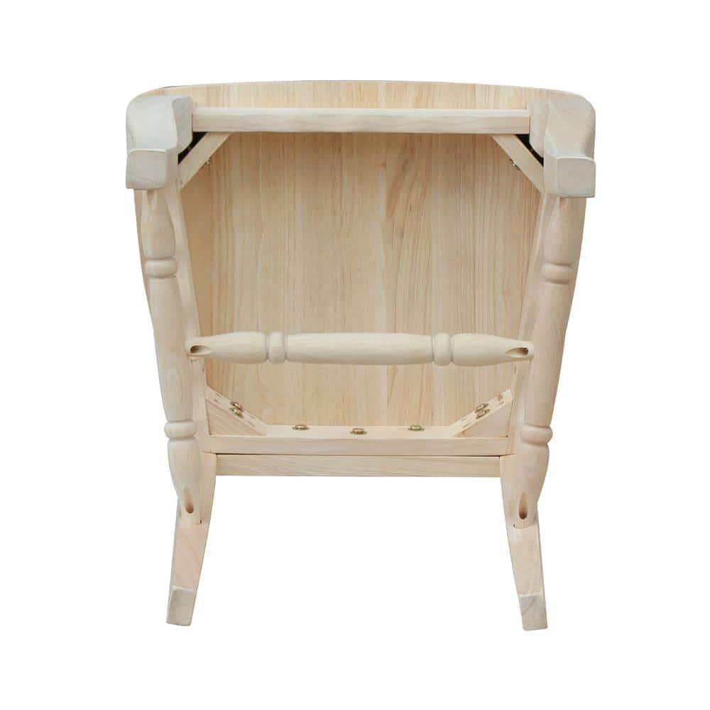 Ophelia & Co. Iademarco 18'' H Solid Wood Side Chair (Set of 2)