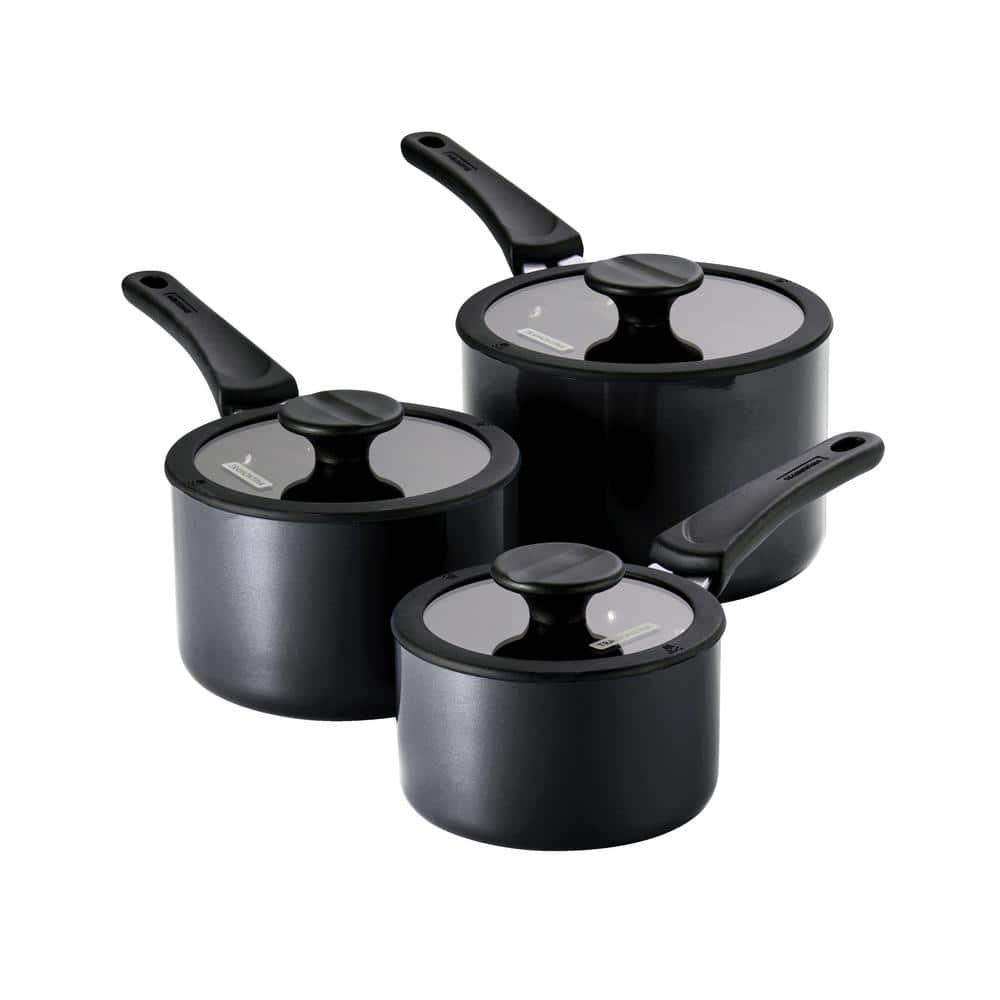 Tramontina Aluminum Non Stick Sauce Pan 6 Pc Nesting Set