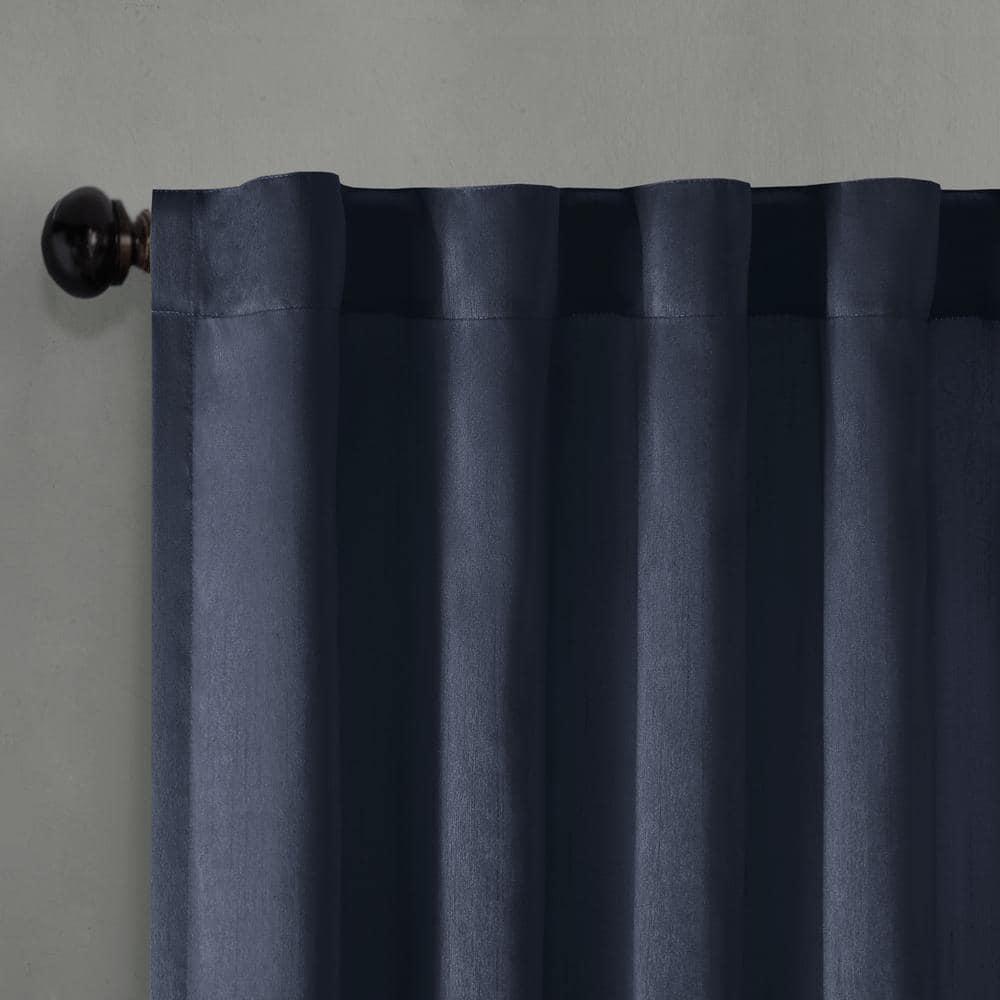 Andora Embroidered Branch Rod Pocket Single Curtain Panel