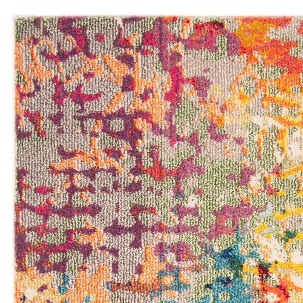 Madison MAD429 Power Loomed Area Rug - Ivory/Multi - 8'x10' - Safavieh.