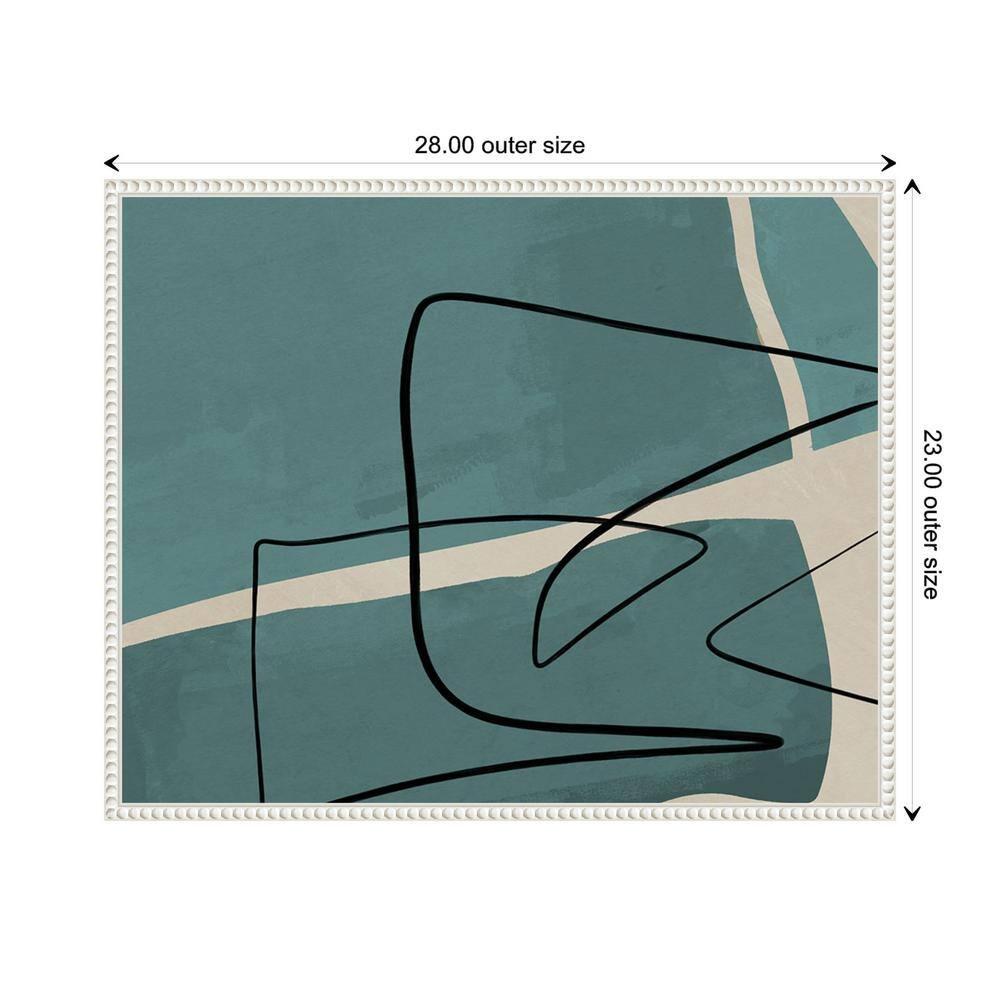 Amanti Art Different Strokes II by Dan Meneely Canvas Wall Art Print Framed 28 x 23-in.
