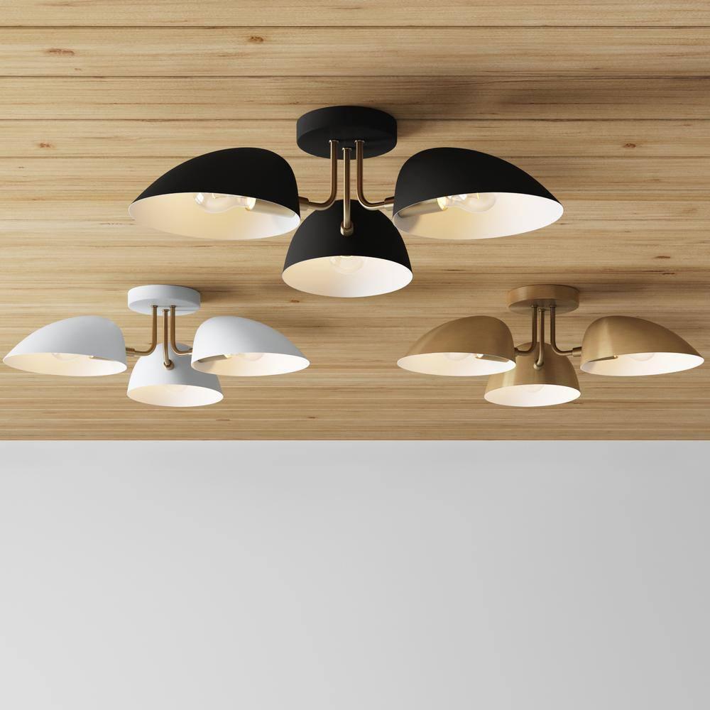 Nathan James Argo Flush Mount Gold