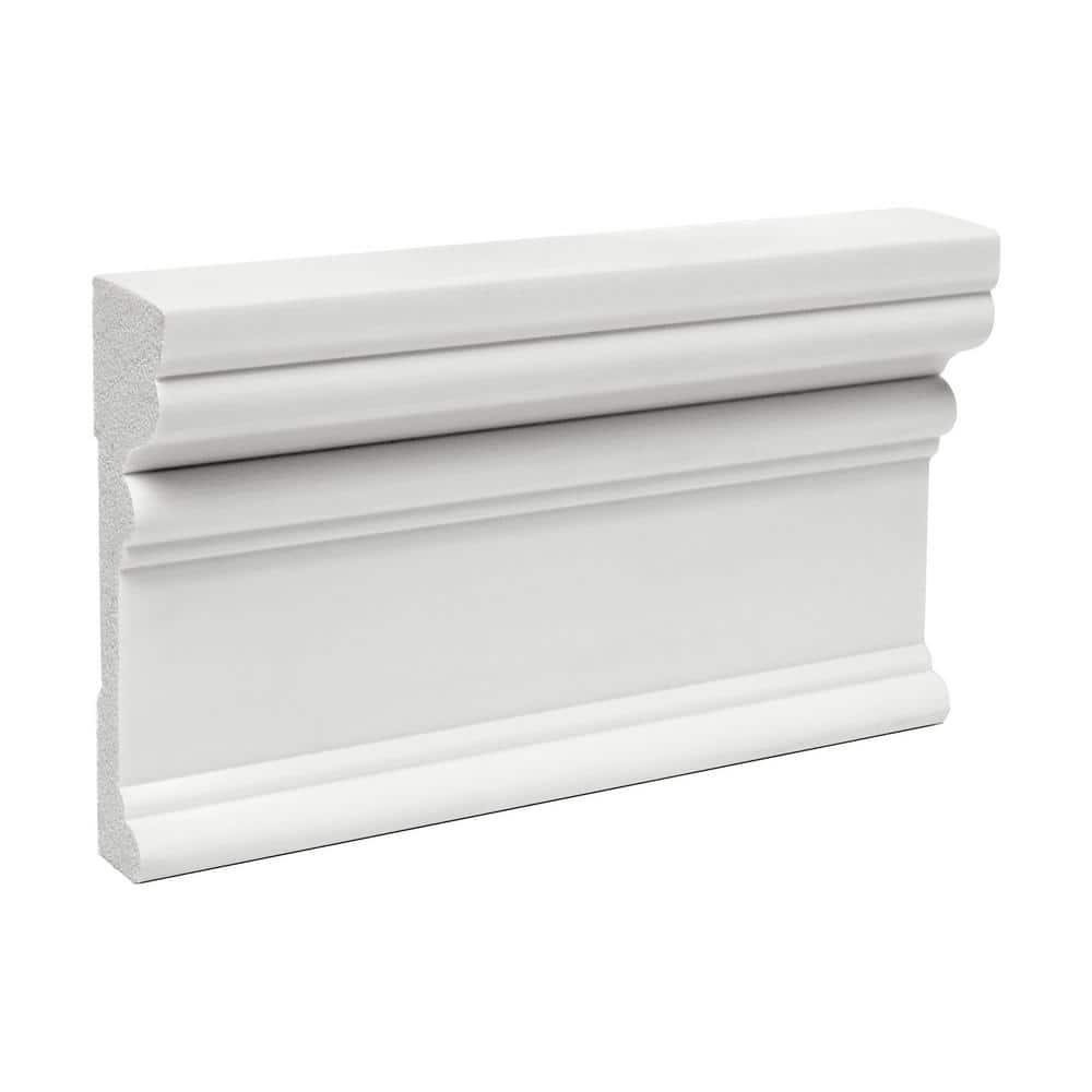 Architectural Products by Outwater L.L.C. RB03 1-1/8 in x 3-5/8 in x 6 in Long Recycled Polystyrene Door and Window Casing Moulding Sample