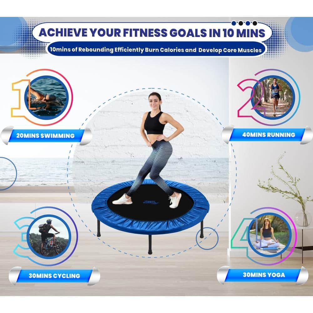 Upper Bounce Machrus Upper Bounce Mini Trampoline - Rebounder Exercise Fitness Trampoline