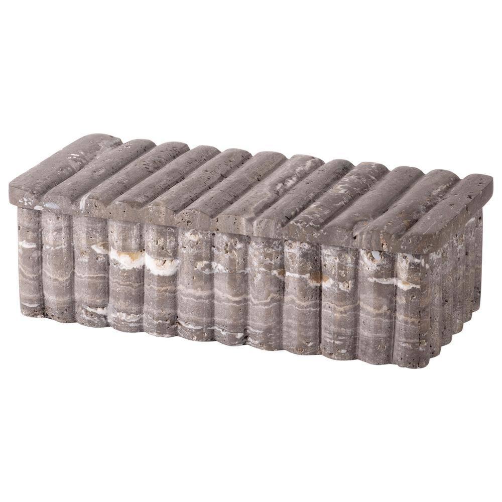 Cuba Travertine Decorative Box
