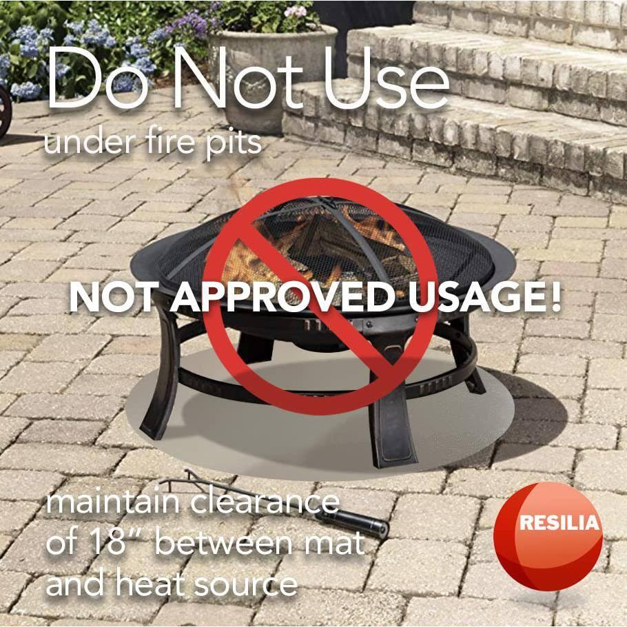 Resilia Plastic Grill Grid Mat