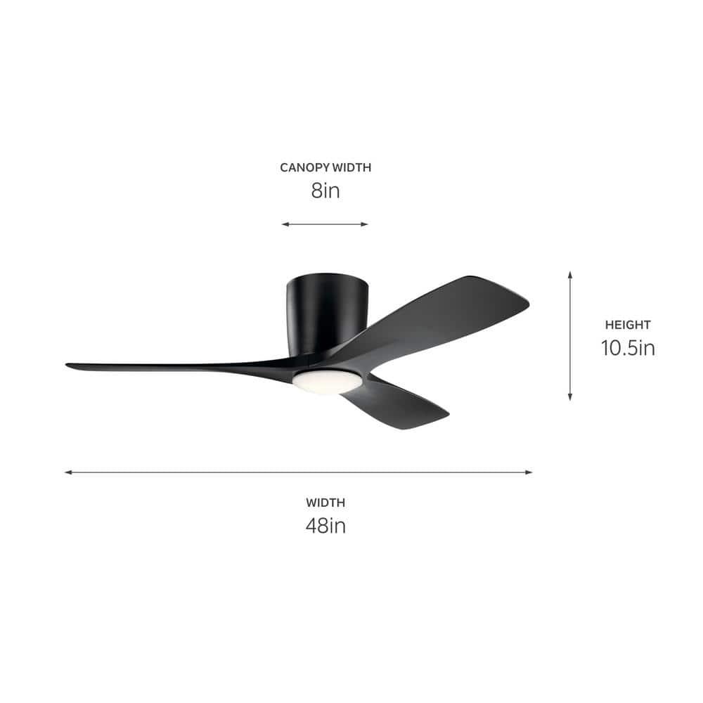 Ochre 48'' 3 Blade Ceiling Fan with LED Light Kit