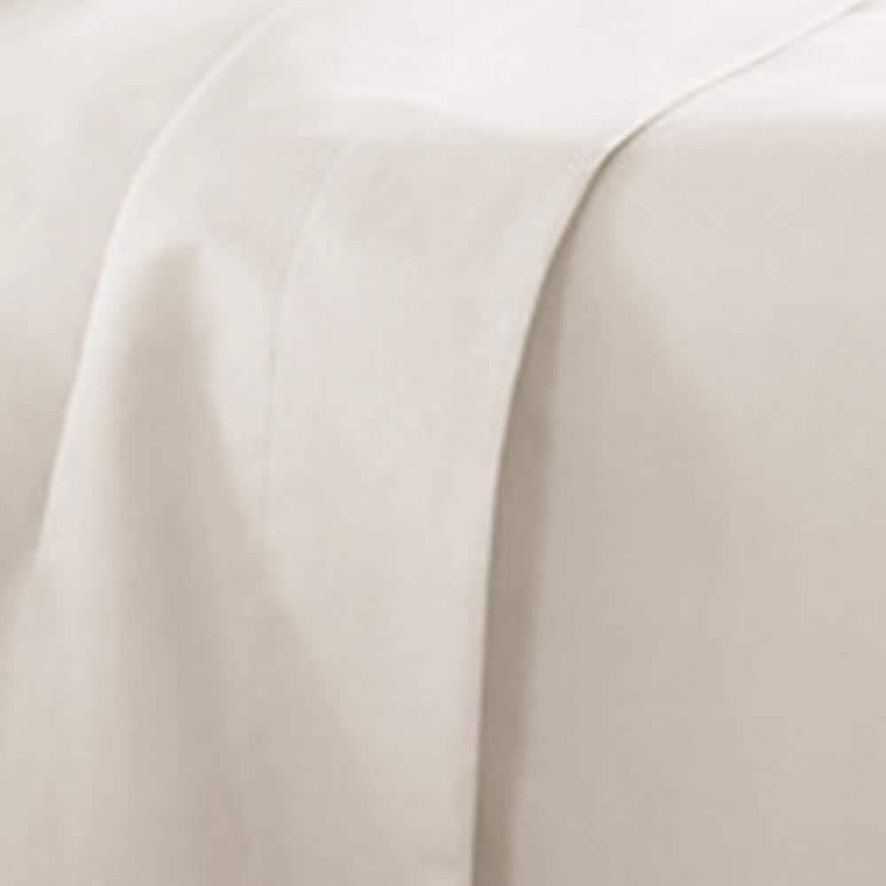 Ivory Full Double Brushed Microfiber 4-Piece Sheet Set