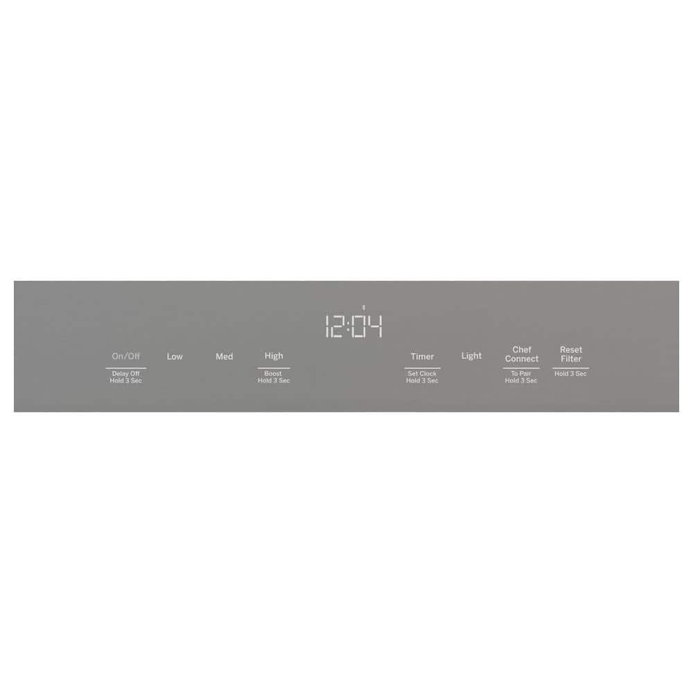 36" GE Profile Smart Appliances 610 CFM Convertible Wall Mount Range Hood with Night Light Wi-Fi Remote Control Included
