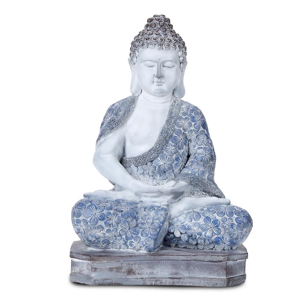 TECHKO 15" Buddha Garden Statue