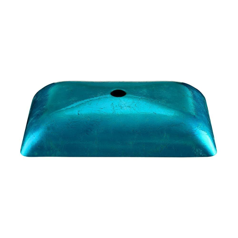 Cascade Rectangular Glass Vessel Sink with Faucet