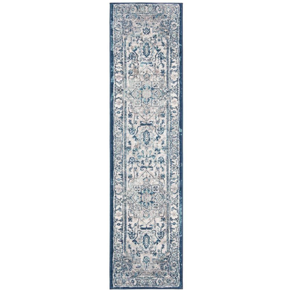 Kelly Clarkson Home Camila Light Gray/Blue Oriental Rug