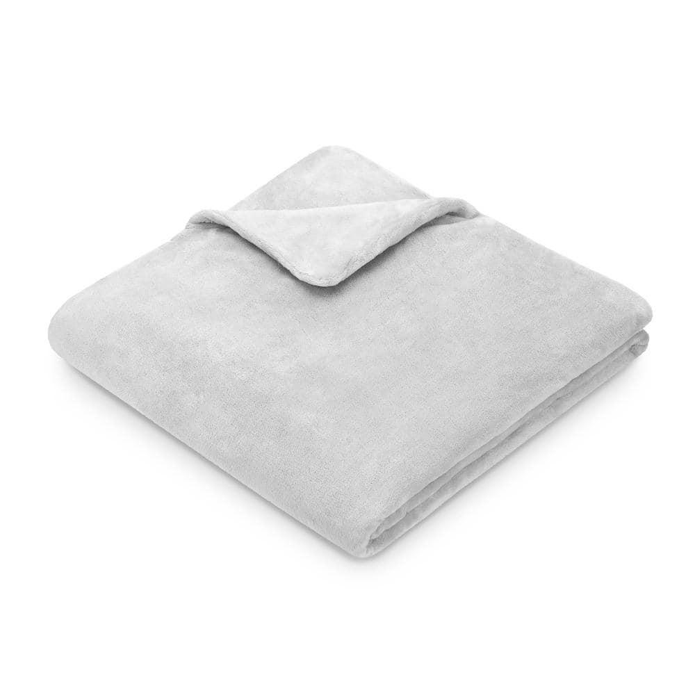 DreamLab 15lb Weighted Blanket with Washable Cover, Grey