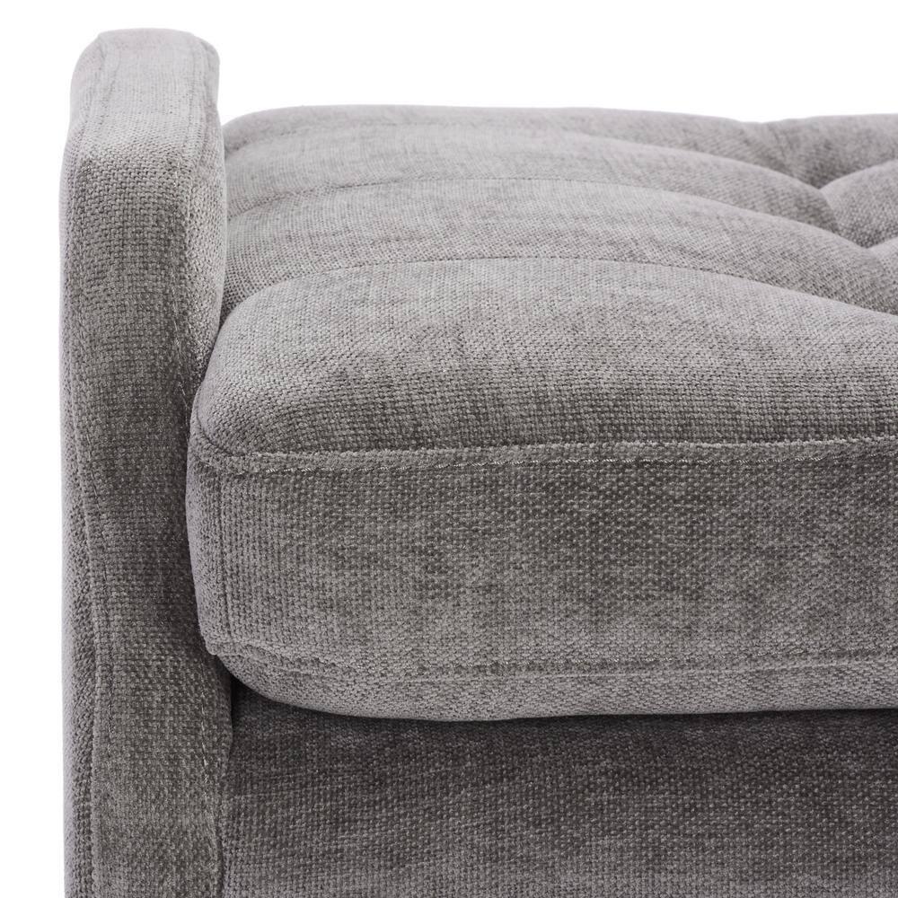 Everdeen Bench  - Charcoal/Gold - Safavieh
