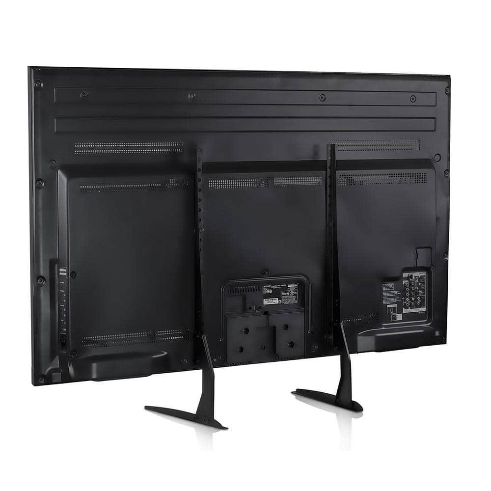 Mount-It! Universal TV Stand Base Replacement | Table top Pedestal Mount Fits 32 - 60 inch LCD LED Plasma TVs | 110 Lbs. Capacity | VESA 800 x 400 mm