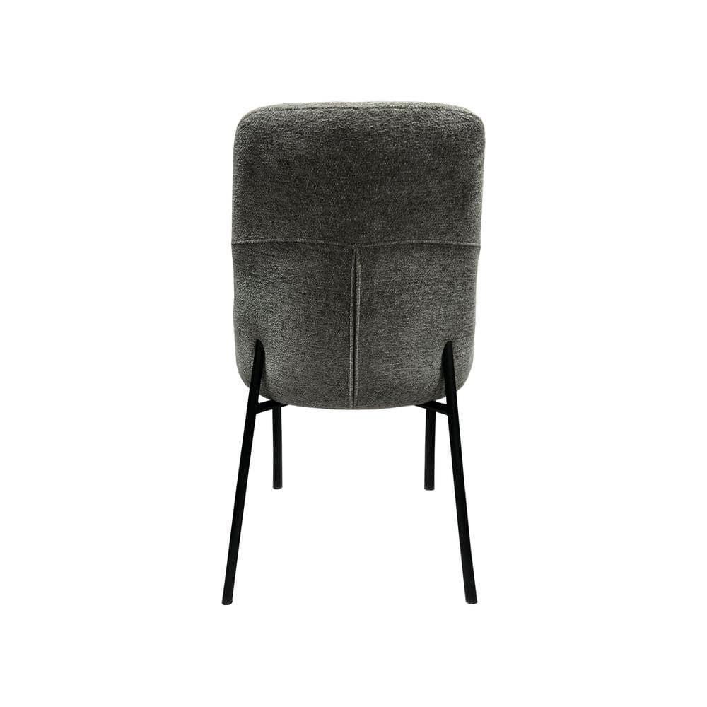 New Spec Inc 18'' H Fabric Upholstered Metal Side Chair (Set of 2)