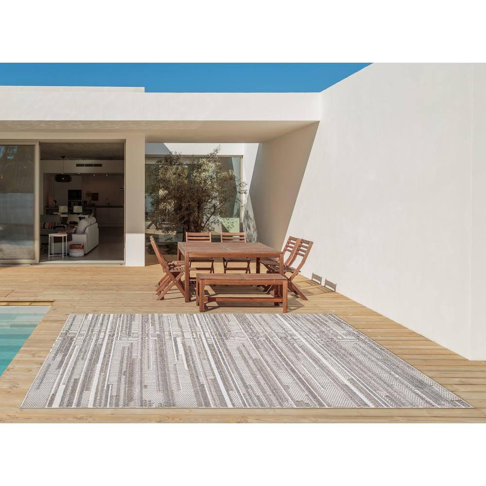 Kas Rugs Calla Abstract Striped Indoor / Outdoor Rug