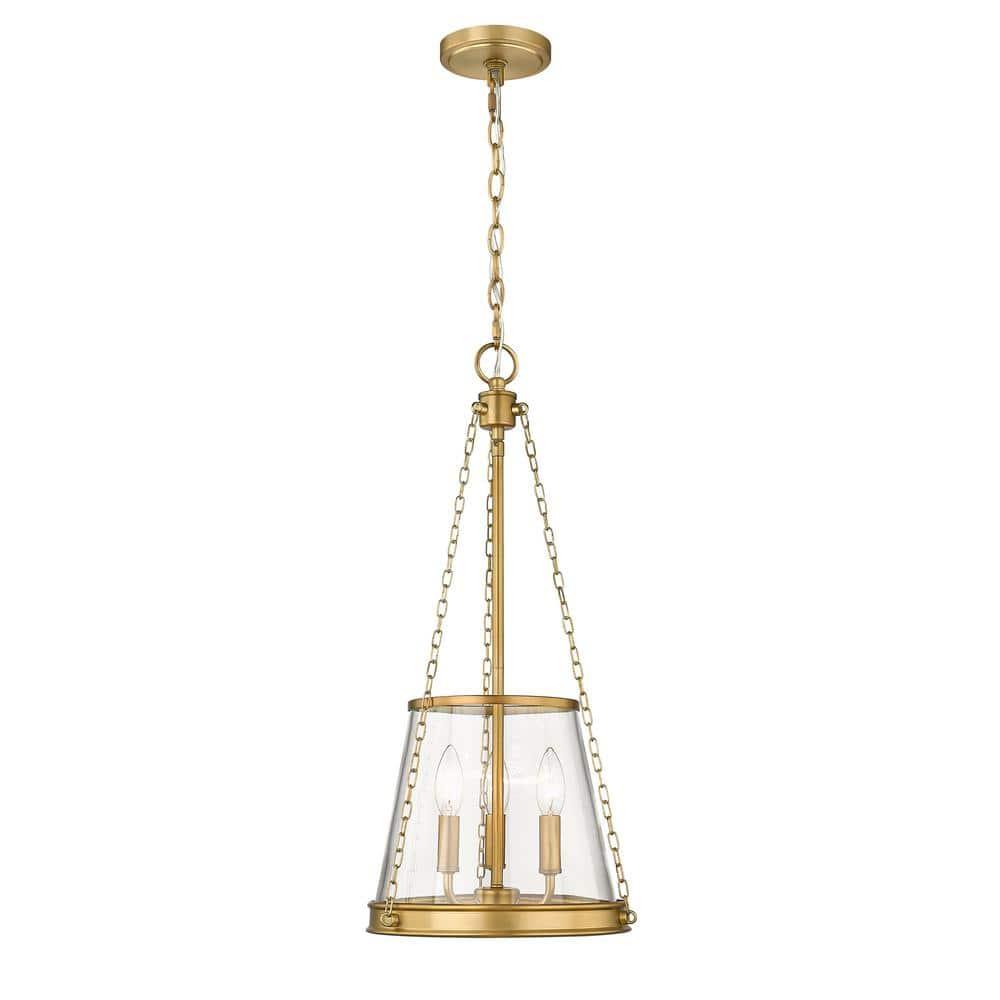 Z-Lite Prescott 3 - Light Pendant in  Rubbed Brass