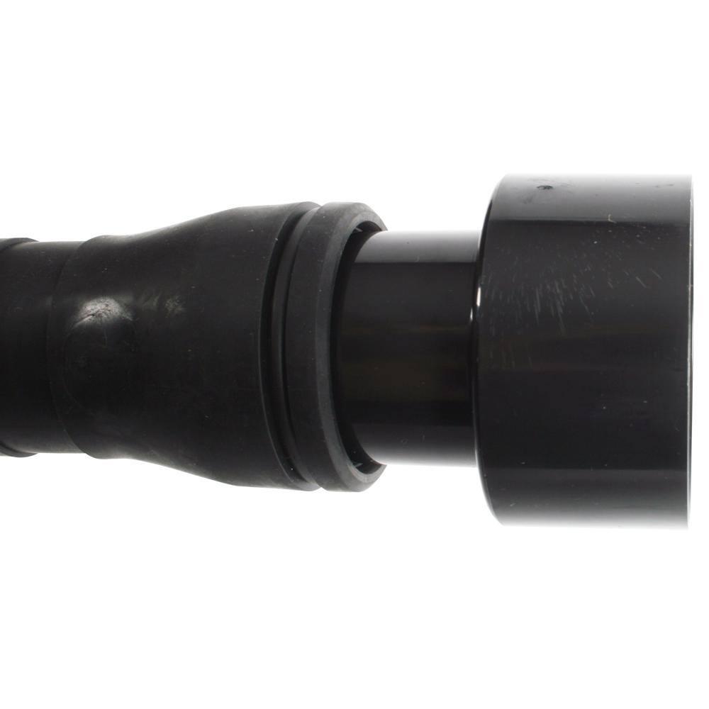 Cen-Tec Systems 94720 Quick Click 20 Ft. Hose for Home and Shop Vacuums with Expanded Multi-Brand Power Tool Adapter Set for Dust Collection, Silver