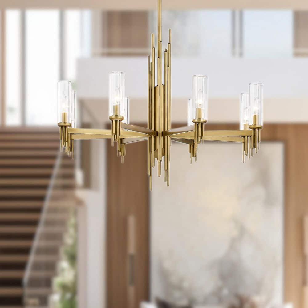 Torres 8 - Light Modern Linear Chandelier