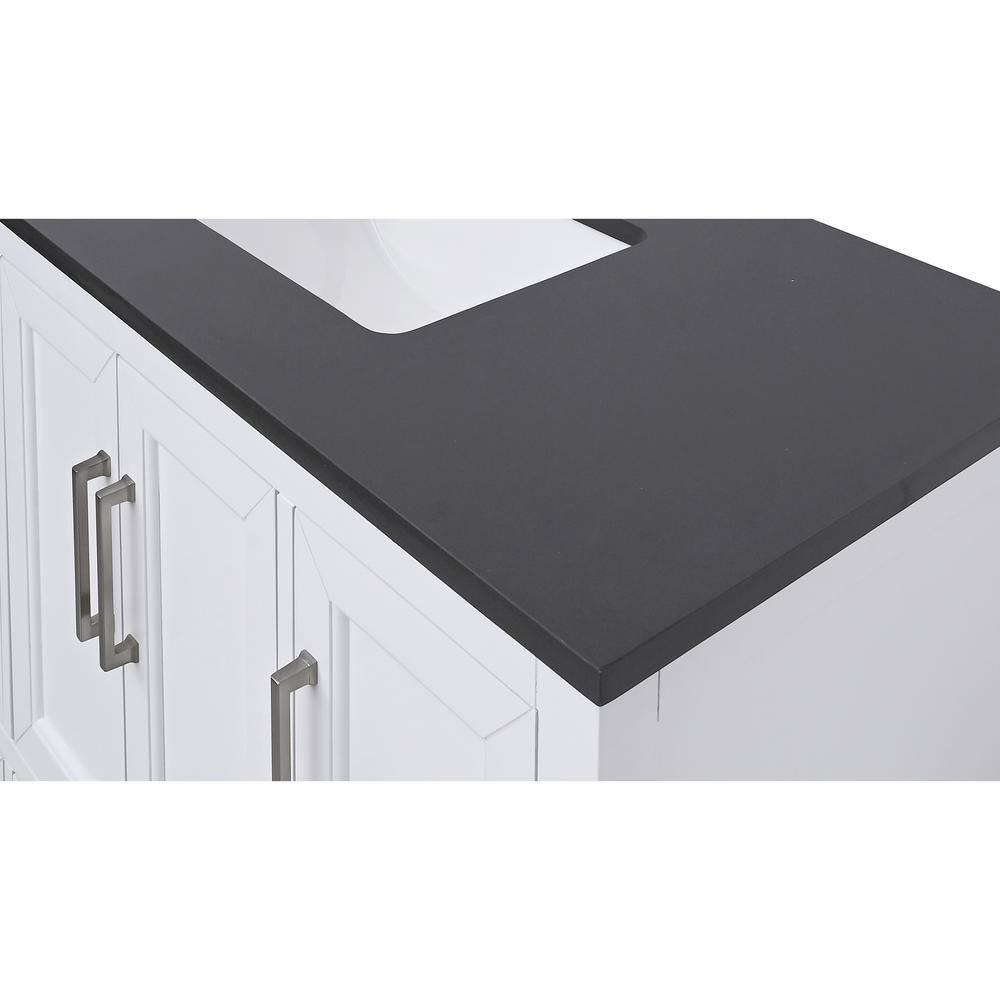 43'' Quartz Single Bathroom Vanity Top with Sink