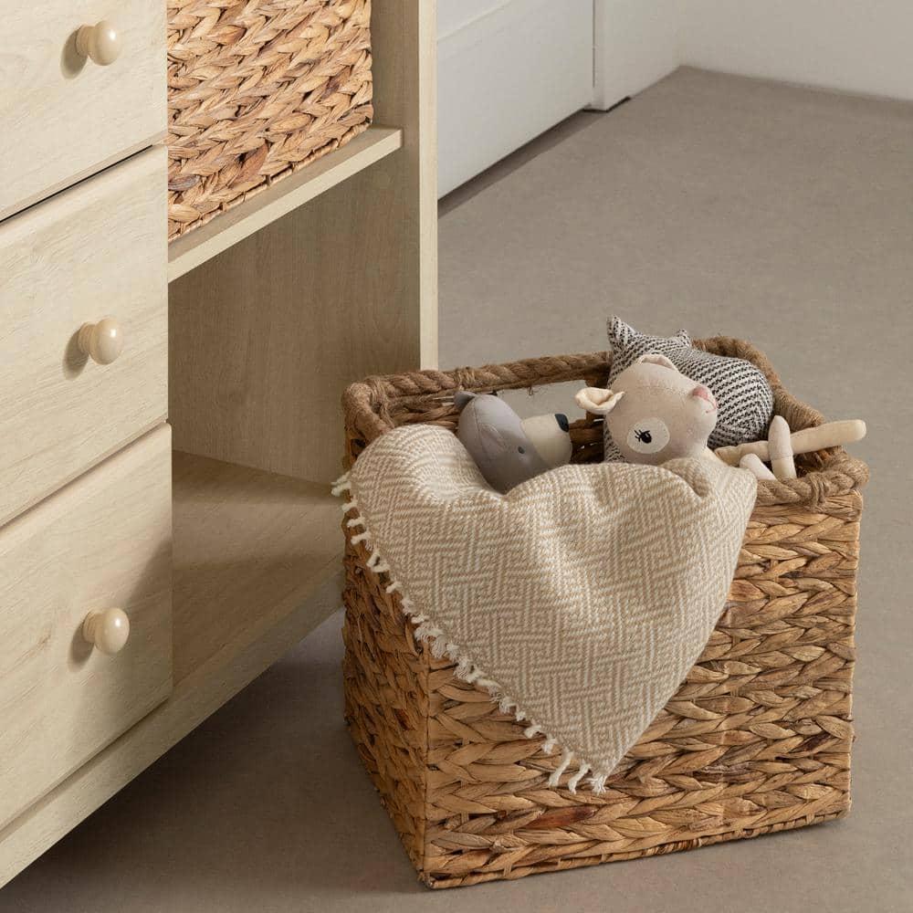 Cotton Candy 3-Drawer Dresser with Storage Baskets