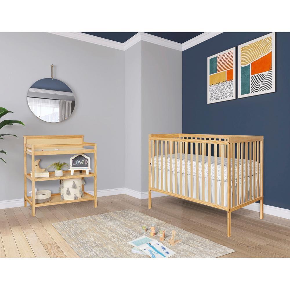 Dream On Me Greenguard Gold & JPMA Certified Synergy 5 in 1 Convertible Crib, Natural