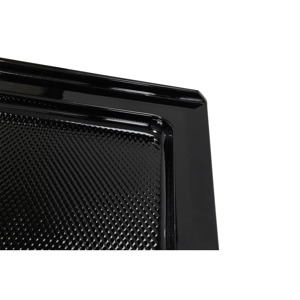 Streamline Bath NT-2151-36BL-RH Streamline NT-2151-36BL-RH 36 in. x 36 in. Corner Acrylic Shower Base in Glossy Black with Right Hand Drain, Drain Included