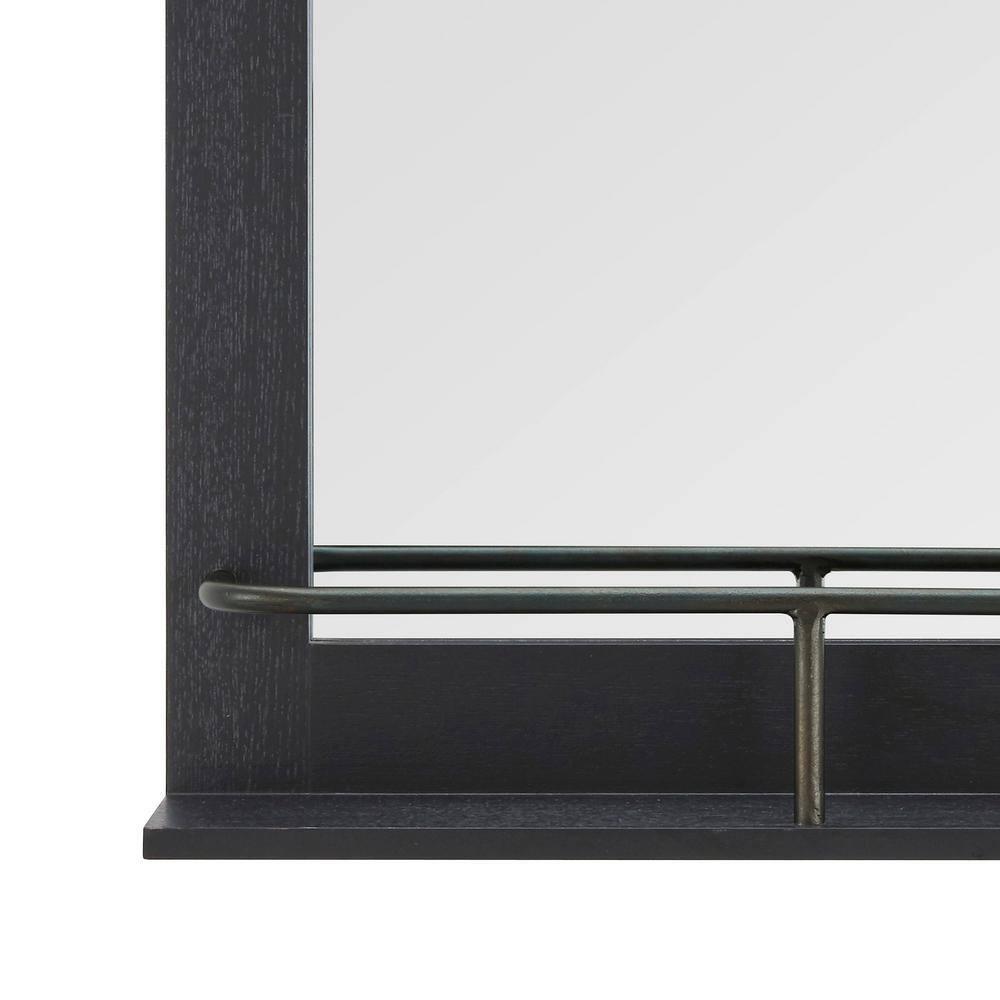 Joss & Main Enora Wood Mirror with Shelves