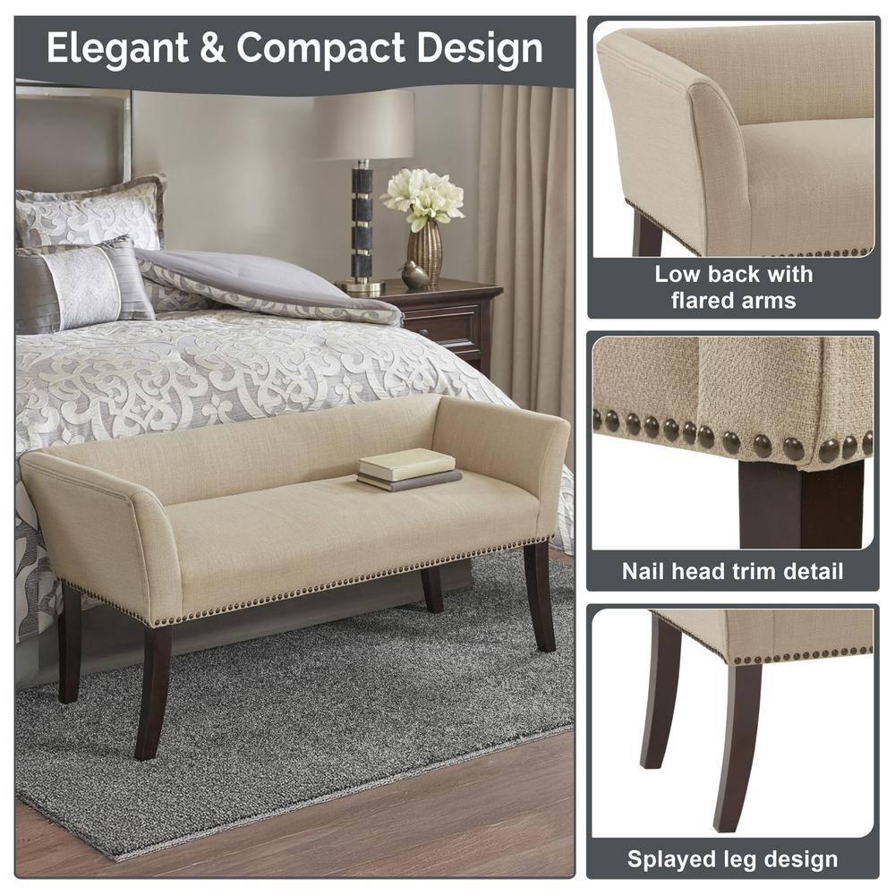 Madera Accent Bench Cream
