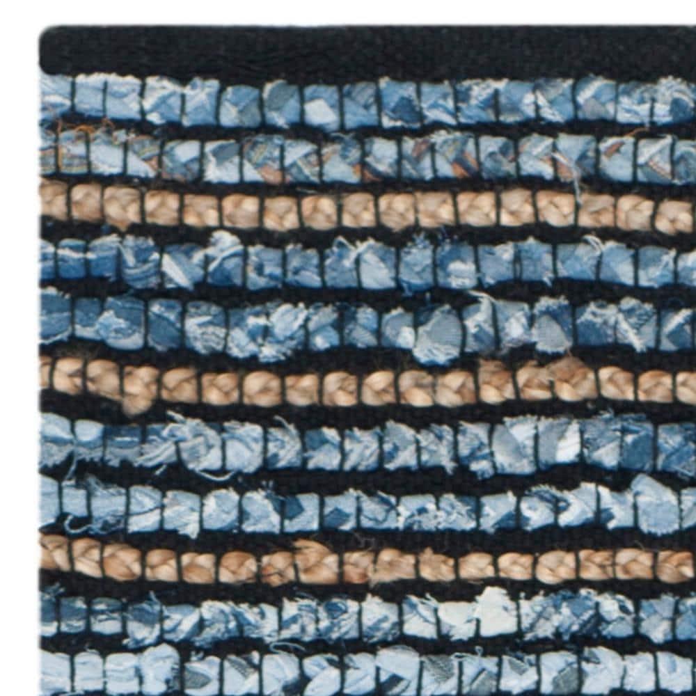 Cape Cod CAP363 Hand Woven Runner Rug - Blue/Natural - 2'3"x8' - Safavieh.