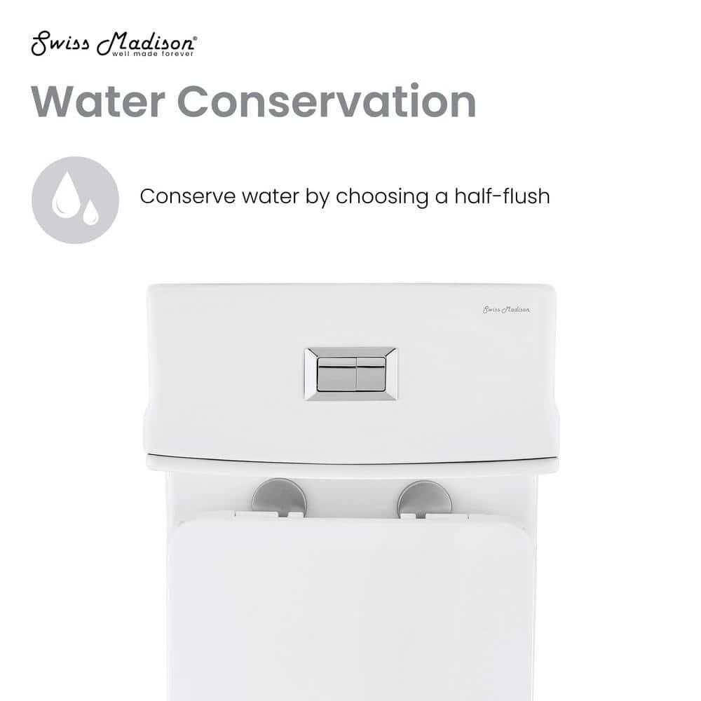 Concorde One-Piece Square Toilet Dual-Flush 1.1/1.6 gpf