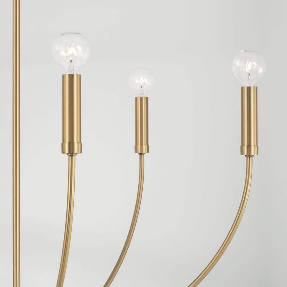 Ansley 6 Light Metal Dimmable Chandelier