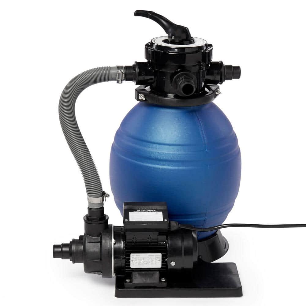 Aquarian Phoenix 18' x 52" Steel Frame Above-Ground Pool Kit, DIY Family Size Backyard Pool with Sand Filter Pump, Ladder, Liner, & Thru-Wall Skimmer