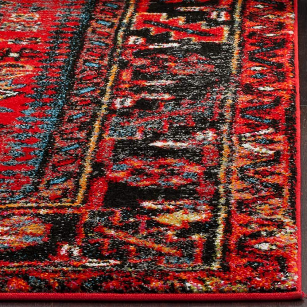 Vintage Hamadan VTH211 Power Loomed Indoor Runner Rug - Red/Multi - 2'3"x14' - Safavieh.