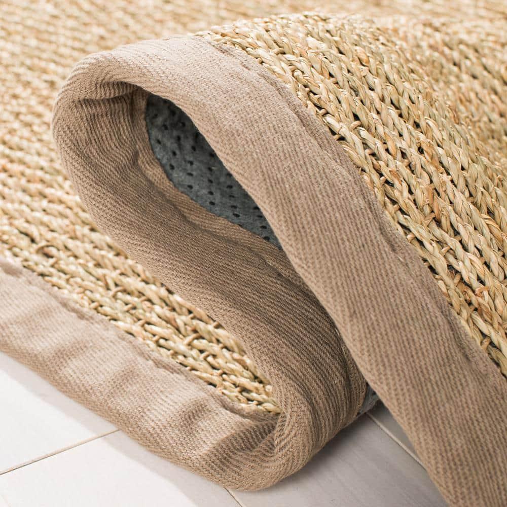 Natural Fiber NF115 Power Loomed Indoor Area Rug - Natural/Grey - 4'x6' - Safavieh.