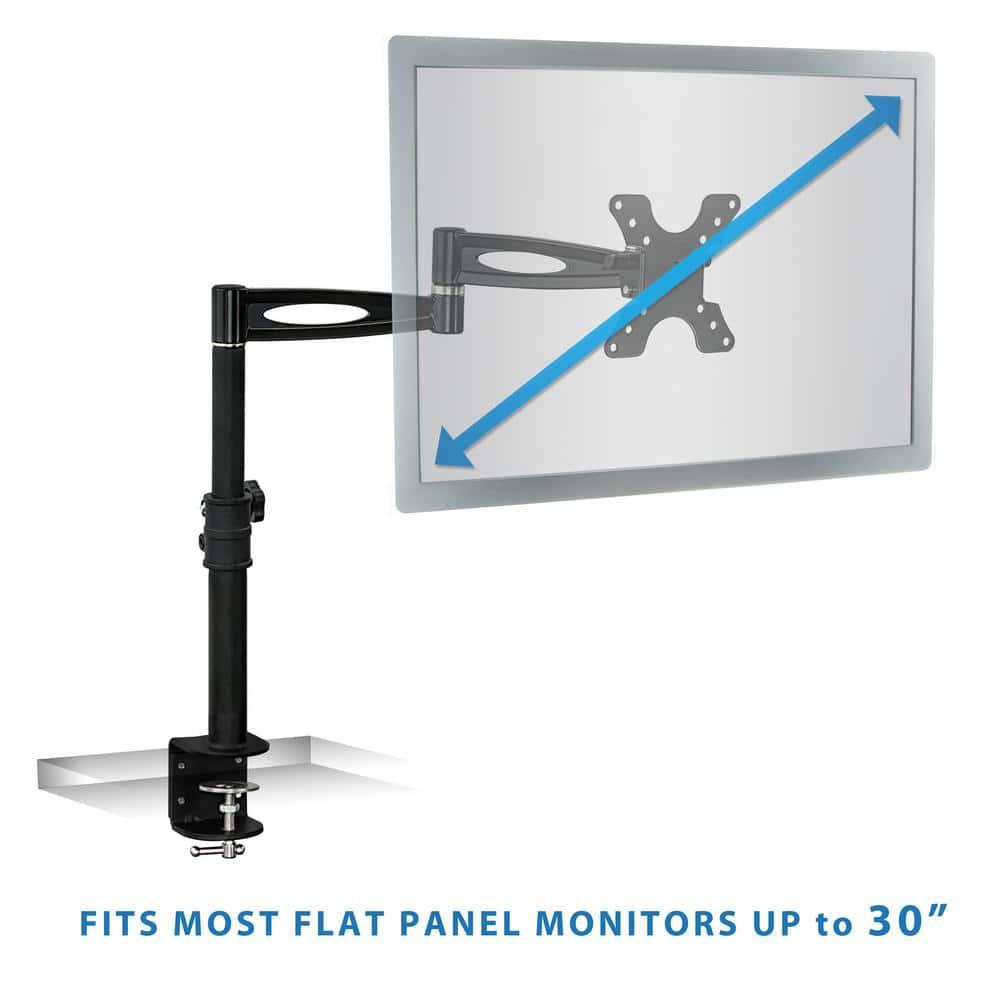 Mount-it Mount-It Full Motion Height Adjustable Single Monitor Arm Mount | Fits 13 - 30 in. Computer Screens