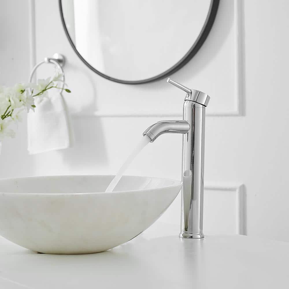 Vessel Sink Faucet Single-handle Bathroom Faucet with Drain Assembly