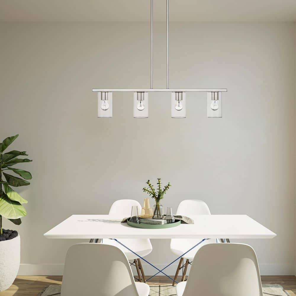 Livex Lighting Zurich 4 - Light Chandelier in  Brushed Nickel