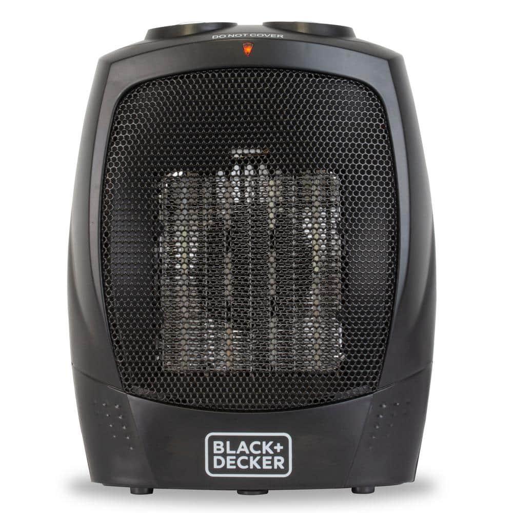 BLACK+DECKER Personal 1500 Watt Electric Fan Compact Heater with Manual Control